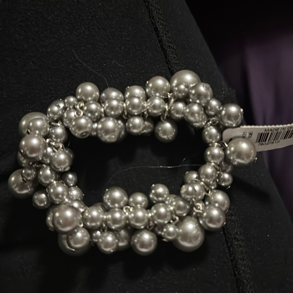 Limited silver ball bracelet